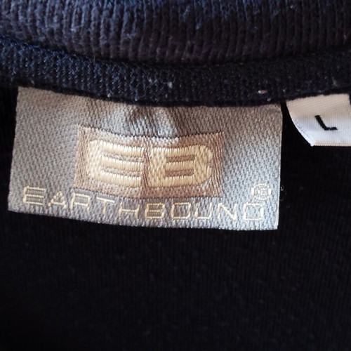 Earthbound men's polo shirt, dark blue, size L