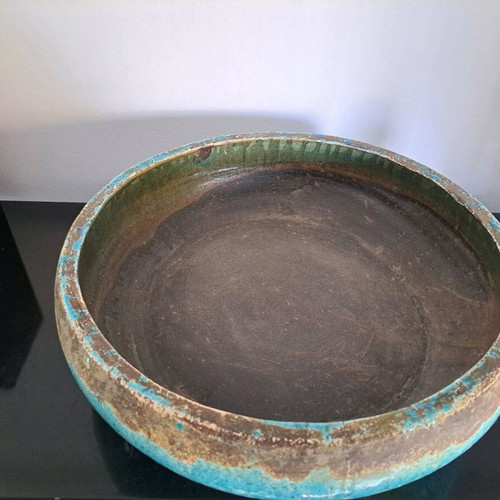 Decorative bowl for living room or office in beautiful sea blue like new