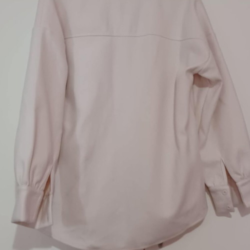 Women's coat new, ecru, size small