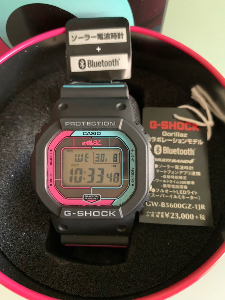 Bracelet De Montre Gorillaz X Casio G-Shock GW-B5600GZ-1 - Édition Limitée Multicolore, Neuf Avec étiquettes