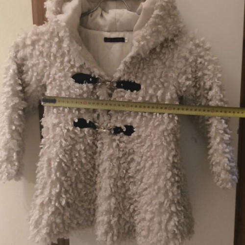 Children's lamb coat like new, beige