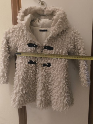 Children's lamb coat like new, beige