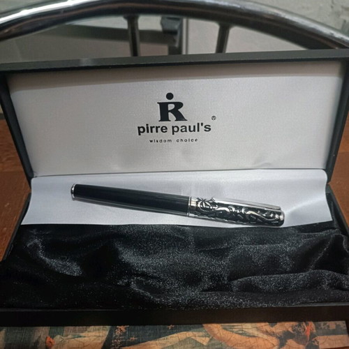 Reynolds ballpoint pen like new with case, modern design