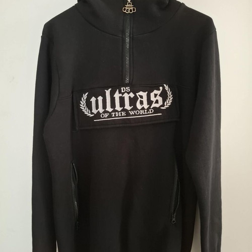 Ultras of the World DS men's hoodie with balaclava like new, black