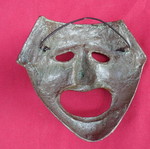 Bronze decorative mask used