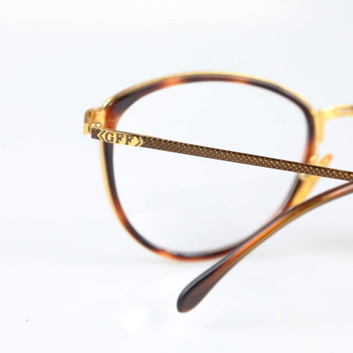 Gianfranco Ferre GFF 124 Eyeglasses new, brown and gold