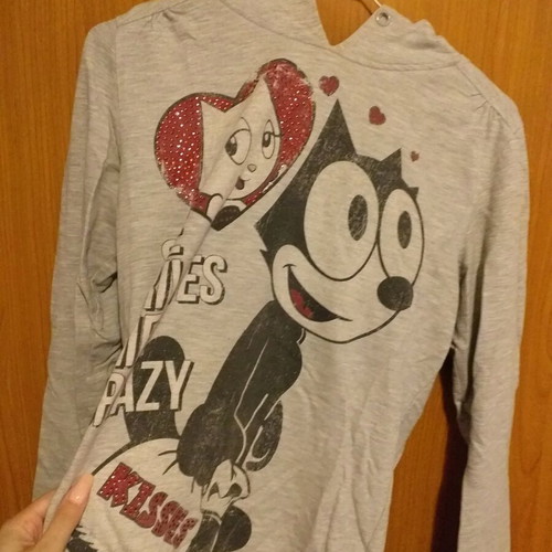 Sweatshirt with design like new