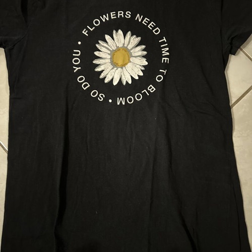 Stradivarius black cotton women's T shirt like new XS