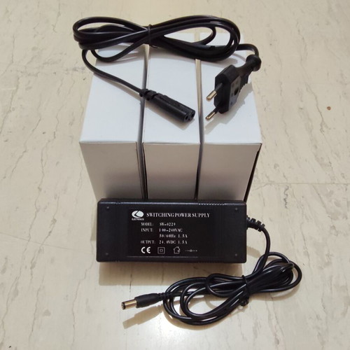 Universal power supply pack of 3, 24V DC 1.5A, model SW-0229
