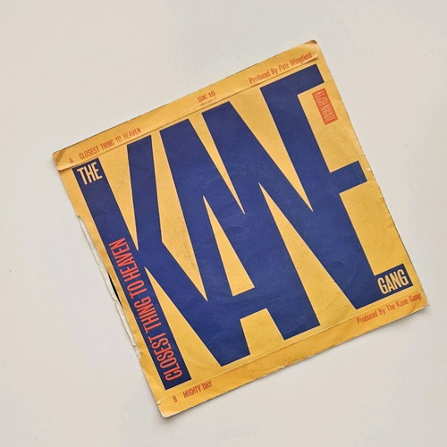 The Kane Gang Closest Thing To Heaven 7" vinyl like new