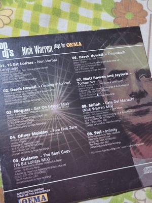 Top DJ's Nick Warren used CD