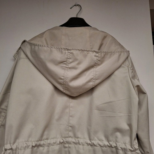Only jacket like new, beige and white, size XL