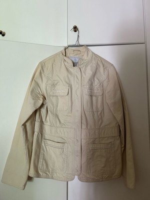 Beige outerwear like new, size L