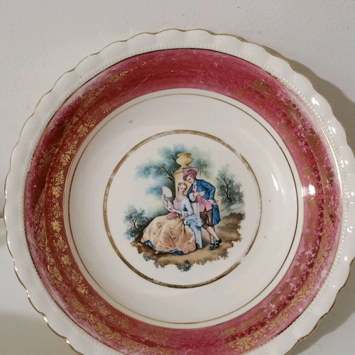 J& S Meakin serving platter bowl used, England, 17 cm