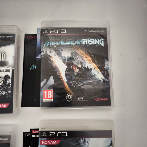 Metal Gear Solid Rising MGS PS3 game collection, very good condition