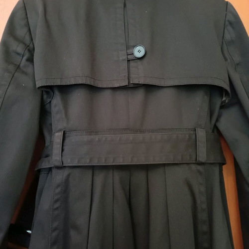 Zara women's trench coat used, brown, size M