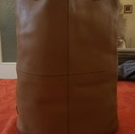 Kem leather shoulder bag used, vintage, beige
