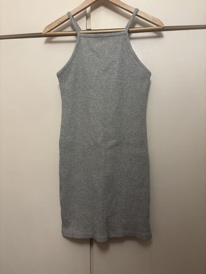 Bershka gray fitted dress like new, size S