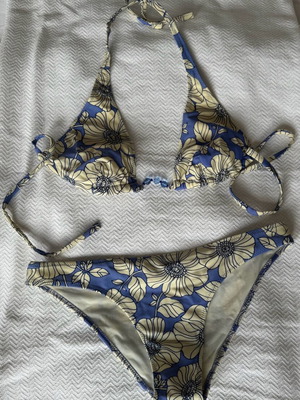 Benetton swimsuit used, floral, size M
