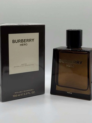 Burberry Hero Parfum 100 ml new, authentic men's fragrance