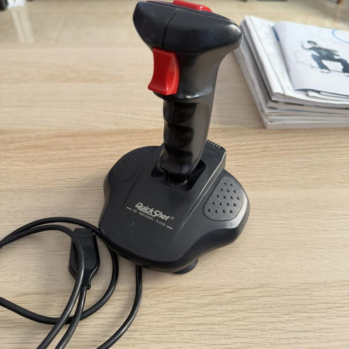Quick Shot joystick used for Amiga, Atari, Sega, Amstrad
