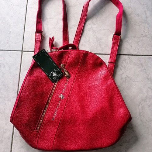 Polo Club women's backpack new, red