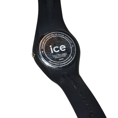 Ice-Watch black wristwatch silicone used