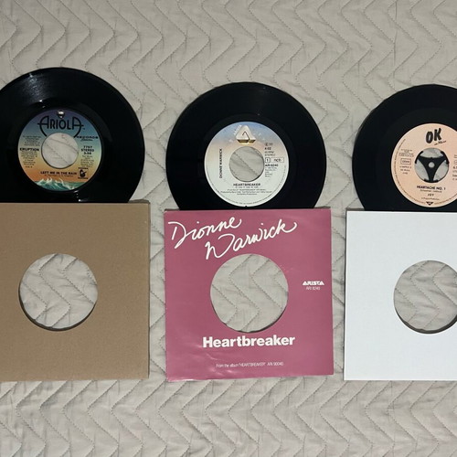 45 RPM vinyl records lot of 14, like new condition