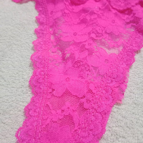 String fuchsia lace Shein new s/m