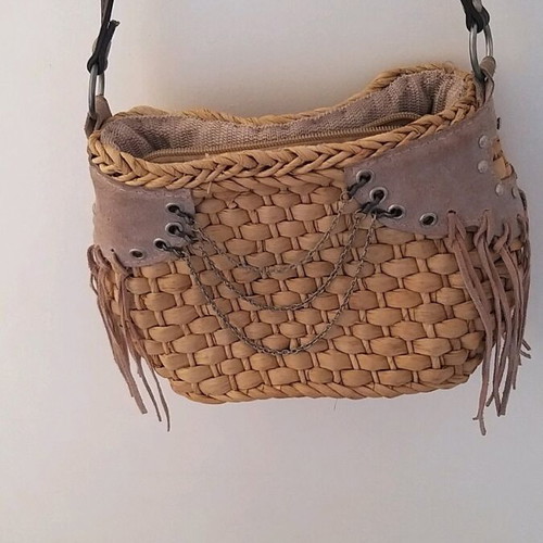 Straw bag like new