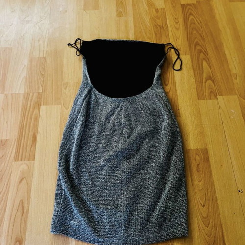Bubblegun silver dress, backless, new