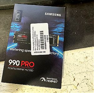 Samsung 990 Pro 2TB NVMe express PCIE 4.0 SSD