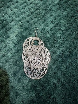 Silver earrings like new condition