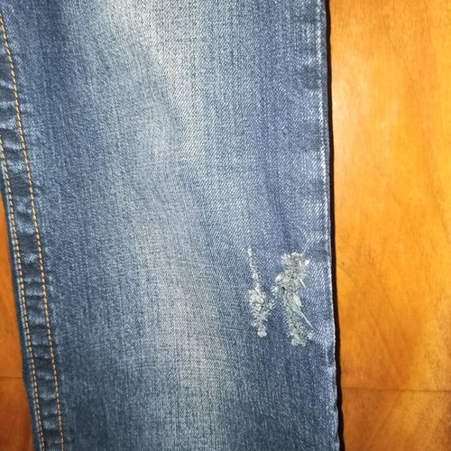 Lynne denim jeans used with rips and pink sequins, size 29