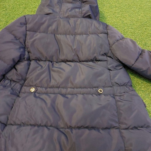 Zara jacket used for girl 9 years old, blue with lining and double zipper