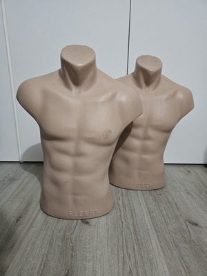 Set of 2 Robert Male Torso Mannequins 61cm like new