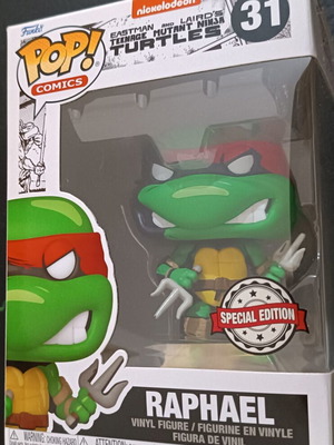 Funko Pop! Comics Teenage Mutant Ninja Turtles Raphael Special Edition new