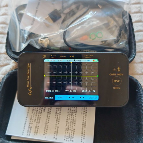 BSIDE OT3 Mini Digital Oscilloscope 10MHz 48MSa/s New with Accessories