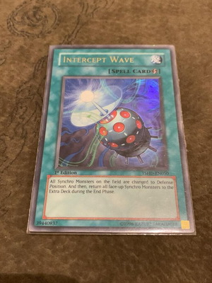 Intercept Wave authentic Yu-Gi-Oh card like new