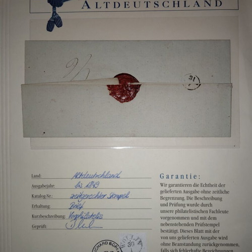 Prussia 1849 Pre-Philatelic Cover new with Wollin postmark
