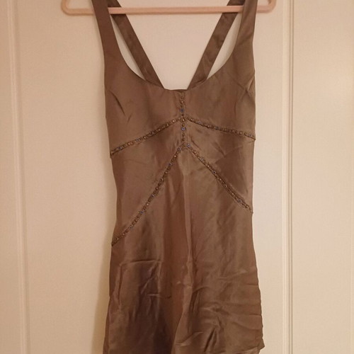 Guess silk top and gold evening Zara pullover like new size Large