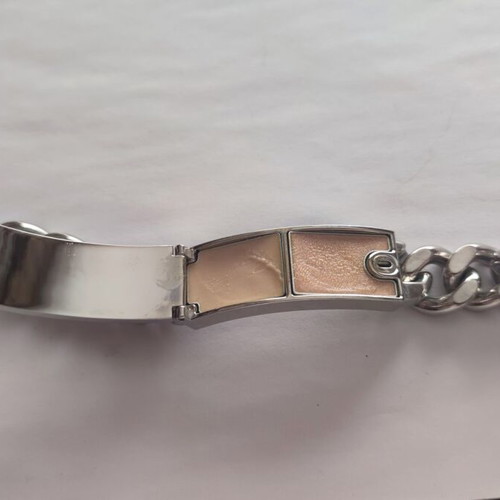 Dior Lip Gloss 001 Ultra Rare Bracelet like new, silver
