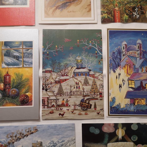 Christmas cards pack 15 large and 5 small new