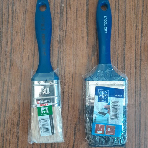 Lux tools painting tools new, brushes, spatulas, nitrile gloves