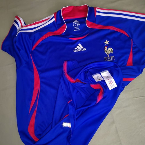 France 2006 Football Jersey Adidas Sample used, Large