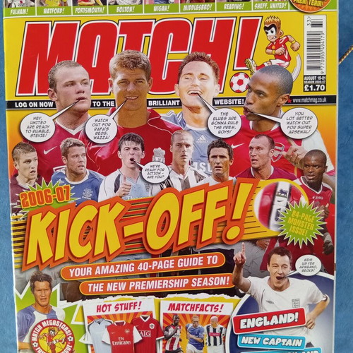 Match football magazine like new, issue 15-21/8/2006 Chelsea poster