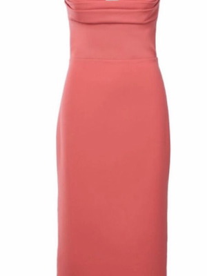 Studio 83 strapless dress new, coral color, size S