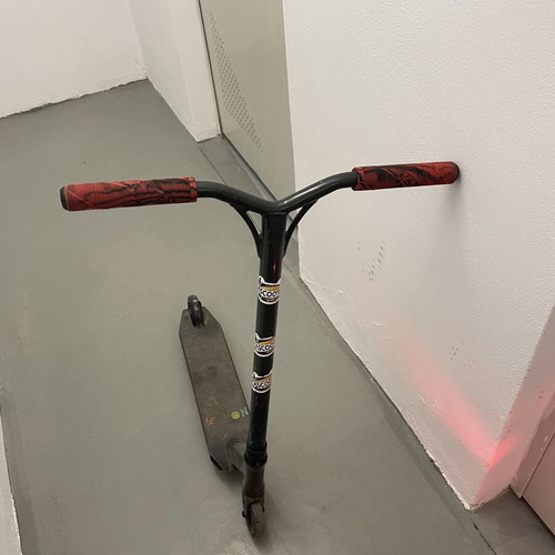 Custom Freestyle Scooter used for skatepark tricks
