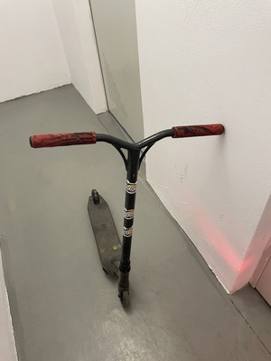 Custom Freestyle Scooter used for skatepark tricks