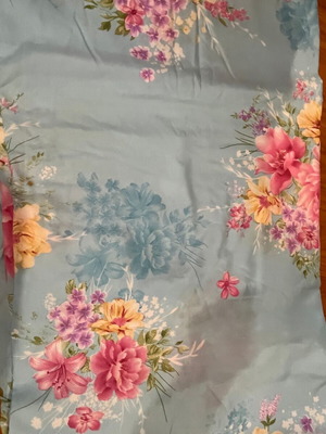 Duvet cover microfiber used, dimensions 265 x 280 cm